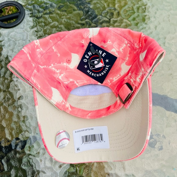 NWT Houston Astros Cap Hat Women Adjustable Pink Camouflage Cotton New - Picture 6 of 12